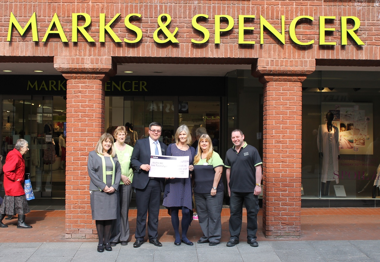 Marks and Spencer staff support their local hospice The Exeter Daily